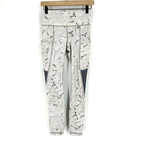 Athleta Leggings All In Crop Palm Print - Picture 1 of 9